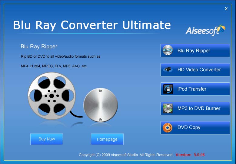 Aiseesoft Blu Ray Converter Ultimate 5.0.10 screenshot