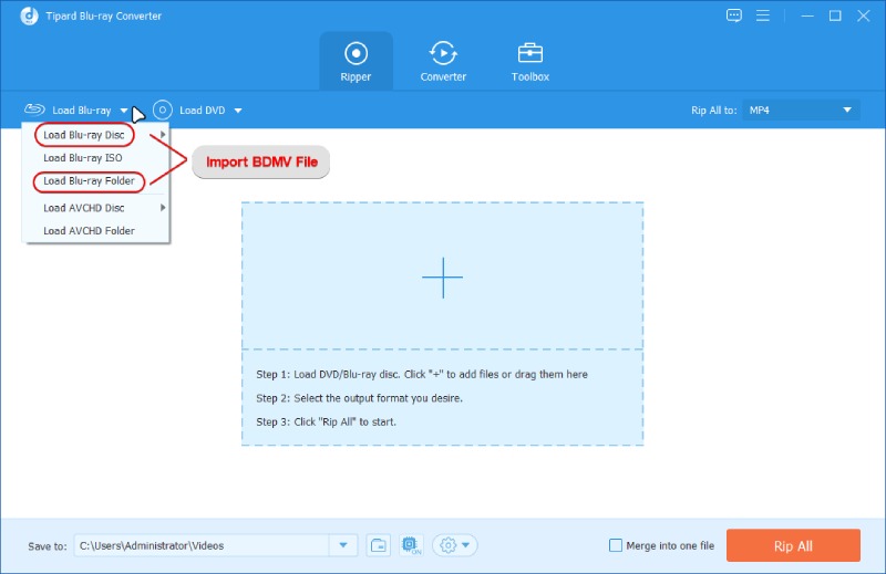 Import BDMV File