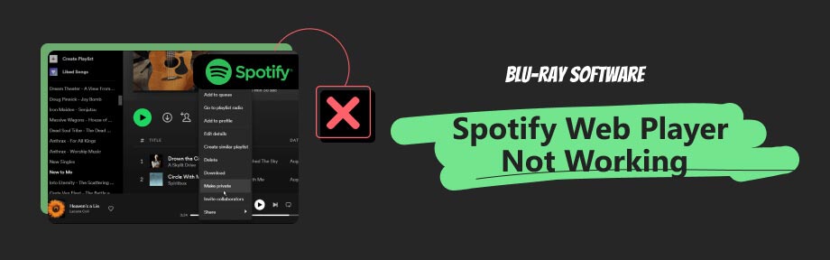 Spotify Web Player Not Working