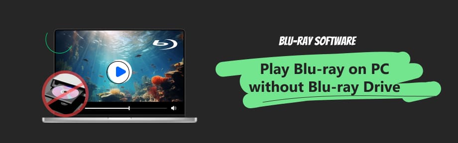 Play Blu-ray on PC without Blu-ray Drive